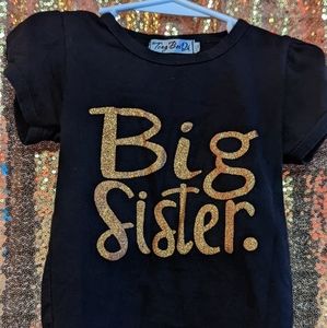 Two piece toddler girl outfit (big sister)